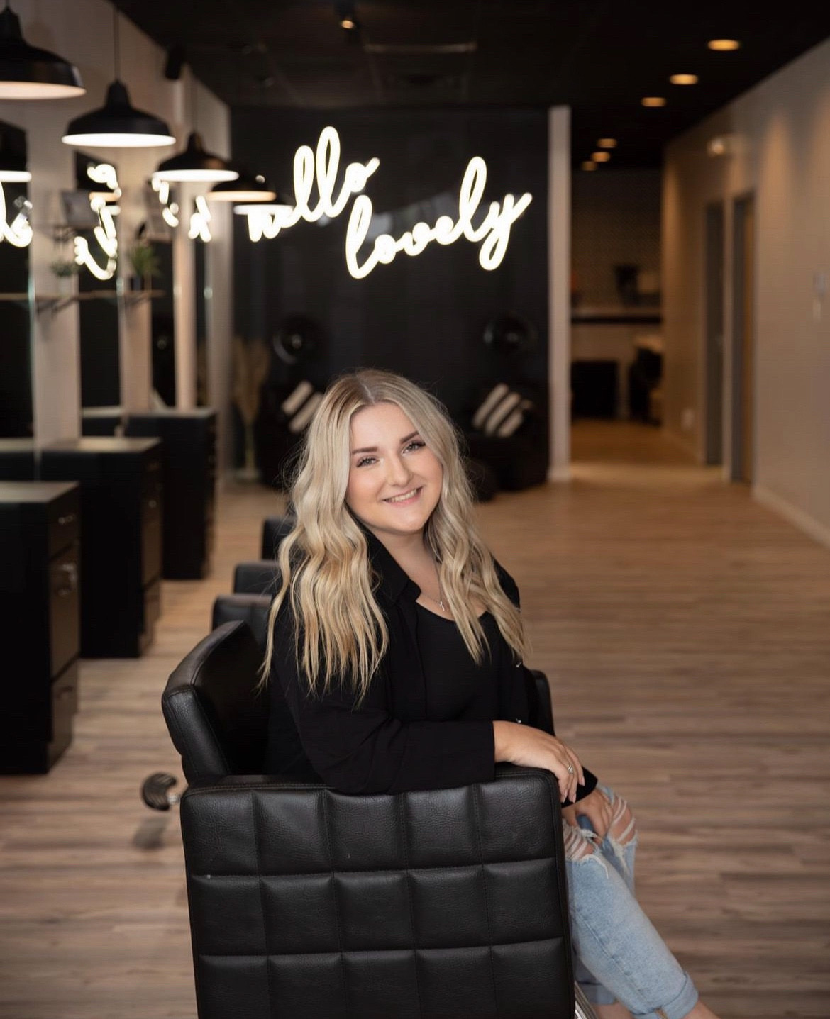 Picture of Alyssa and Hair Salon