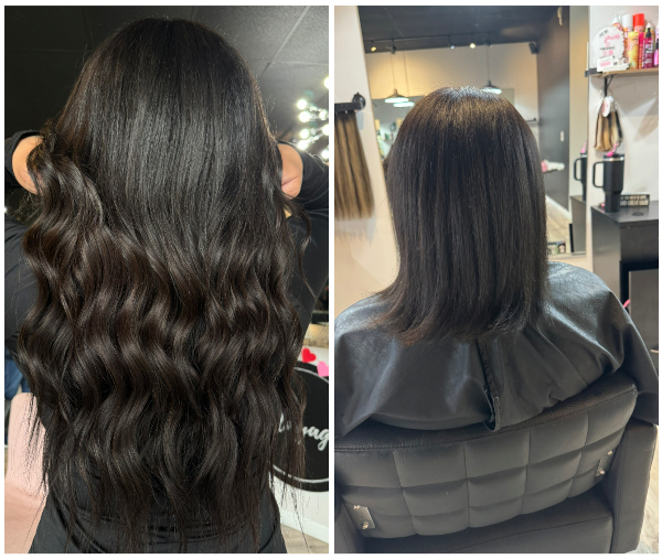 Hair Extensions Transformation